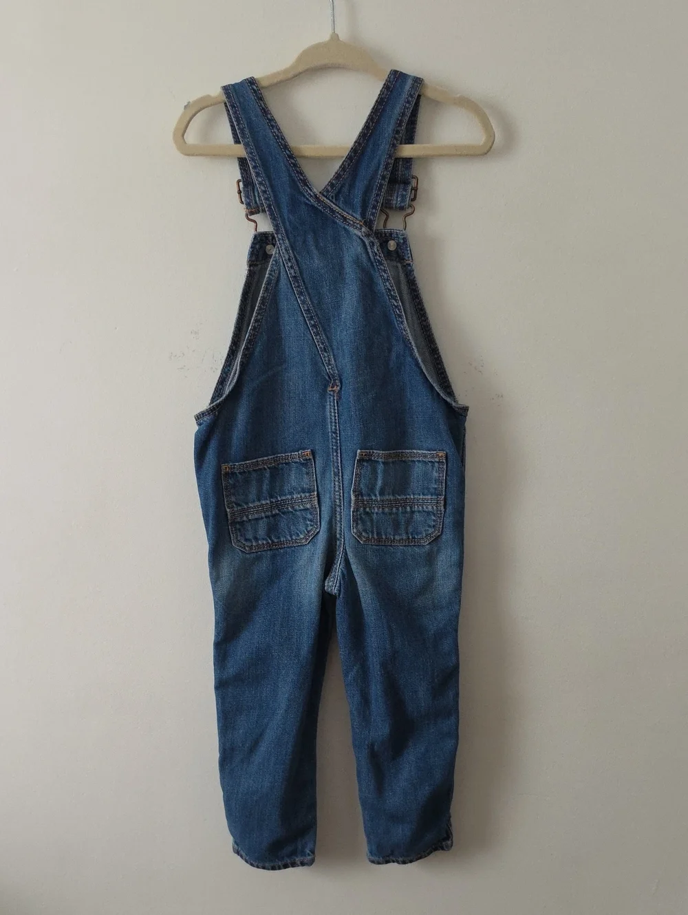 GAP Classic Light Blue Denim Overalls Size 2 Yrs